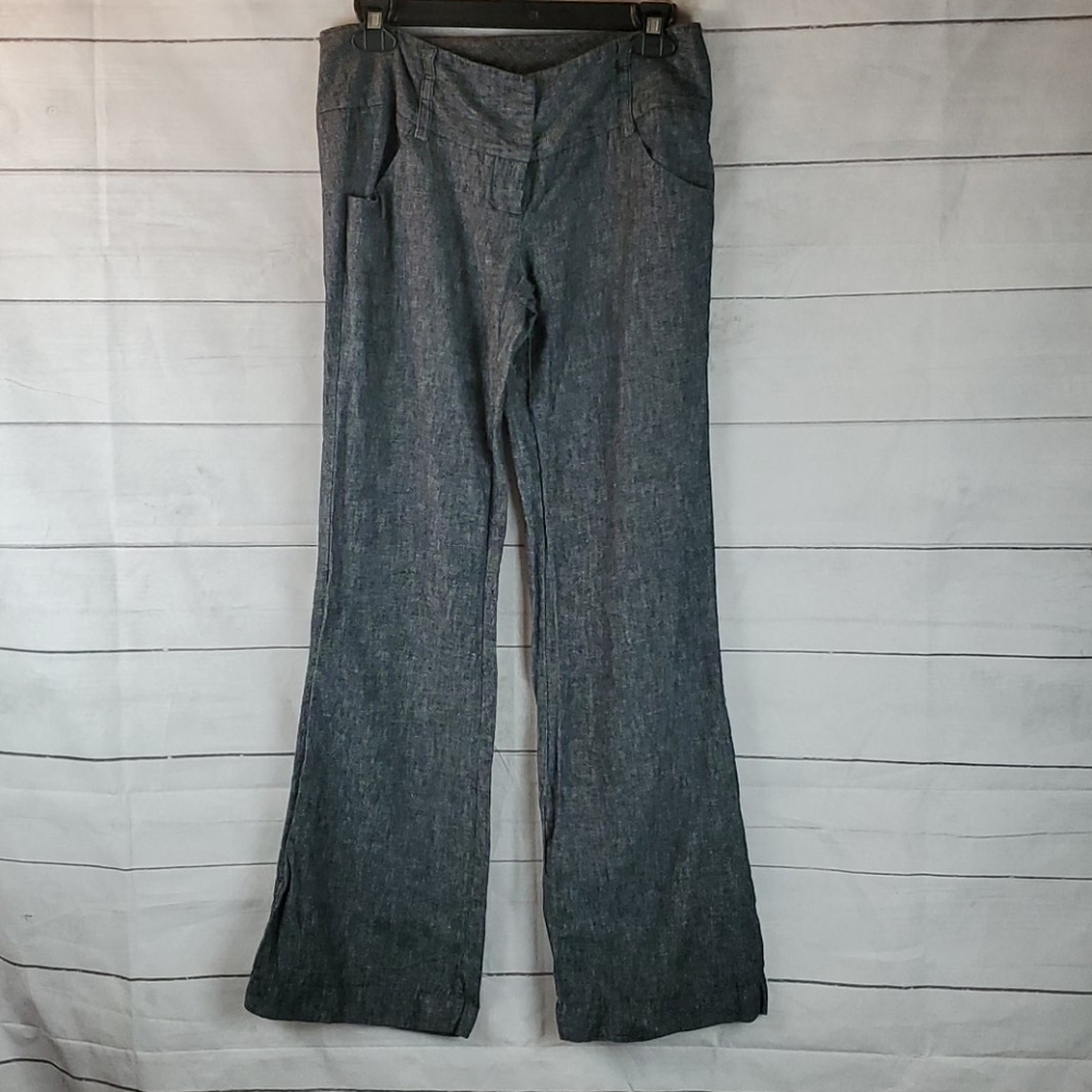 A.Byer  dark gray dress pans.